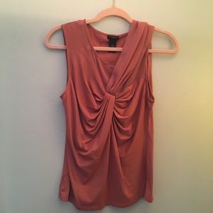 Sleeveless blouse. Mauve.